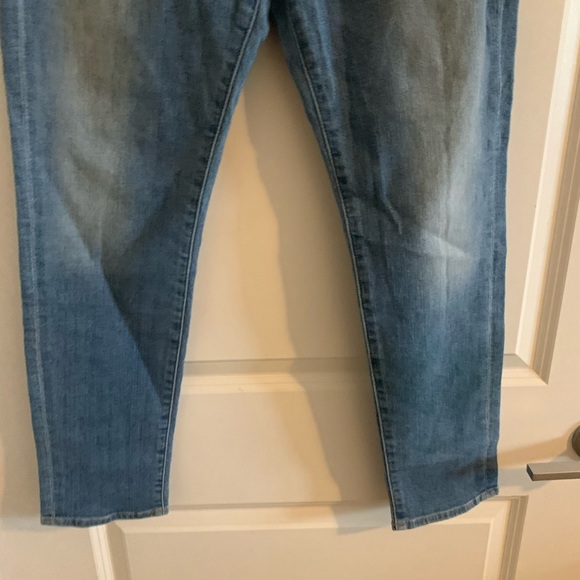 7 For All Mankind Blue Straight Leg Denim - Picture 6 of 13